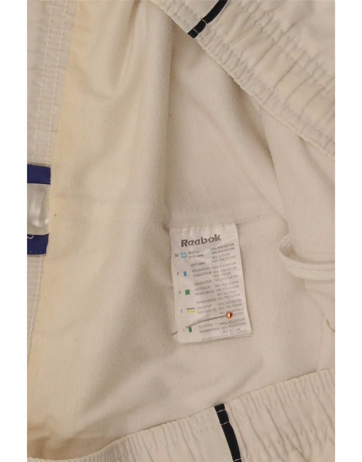 Reebok Herre Bermuda Sport Shorts Små hvide polyester