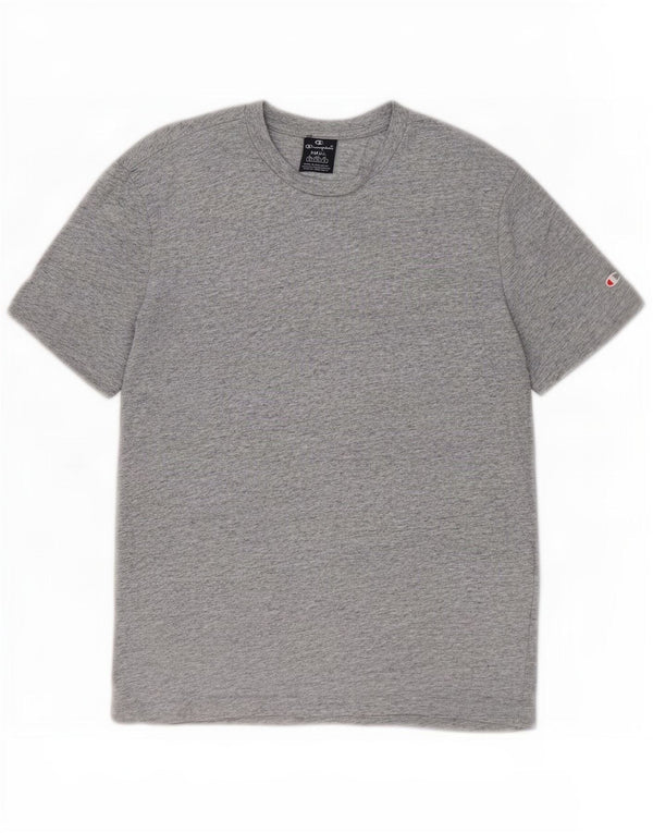 Champion herre T-shirt top lille grå flækket bomuld