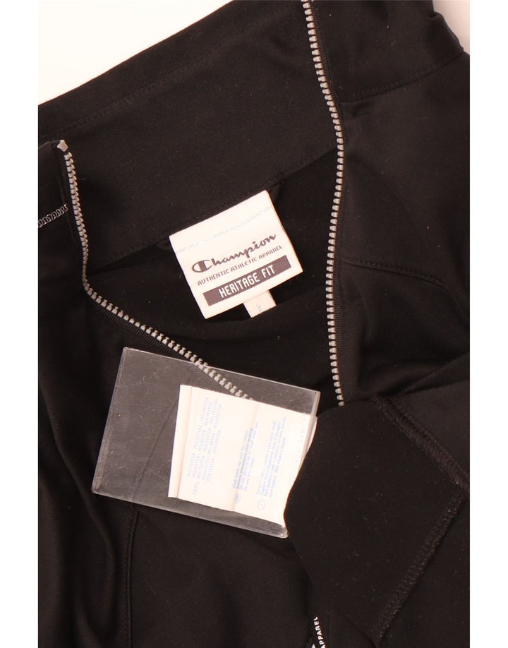 Champion Womens Heritage Fit Træningsdragt Topjakke UK 14 Medium Sort
