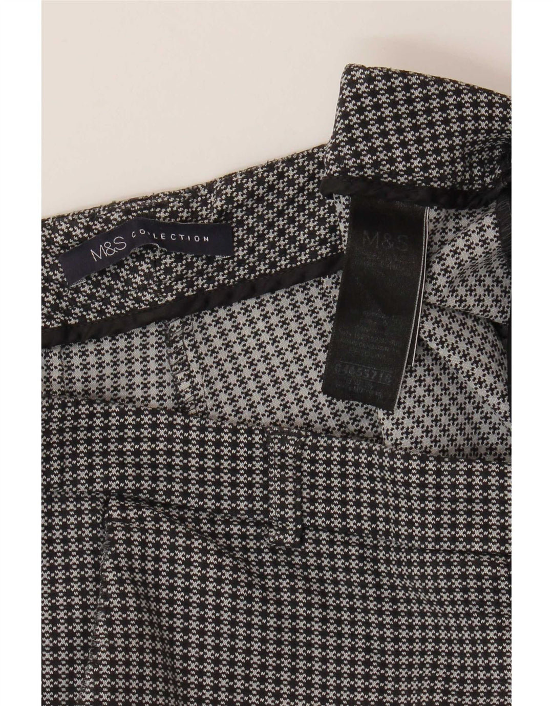 Marks & Spencer Dame Cropped Trousers UK 12 Medium W32 L25 Grå
