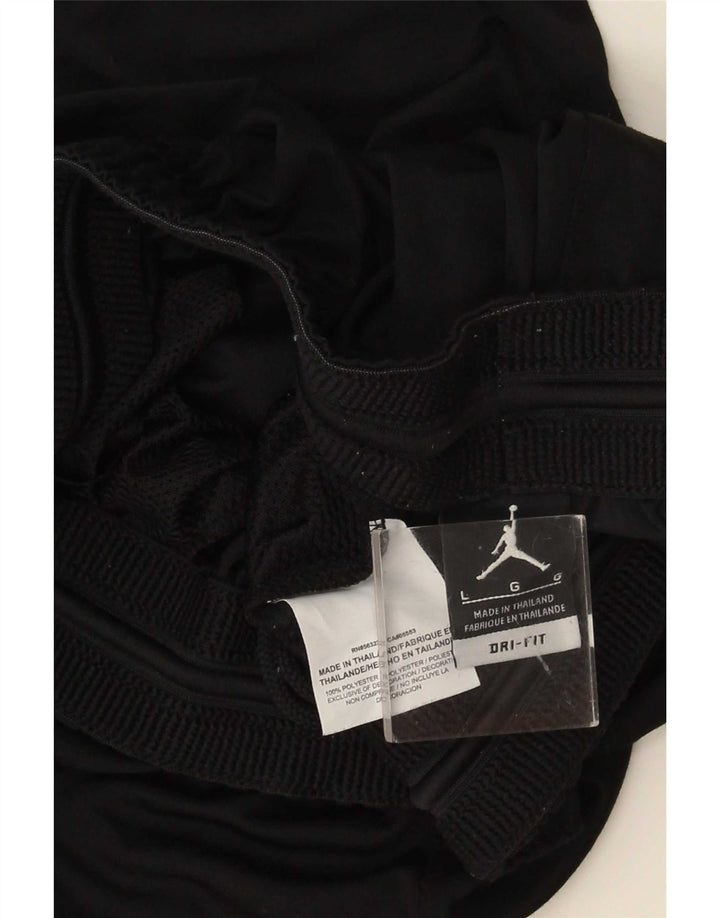 Jordan Herre Dri Fit sportsshorts Large Black Colourblock Polyester