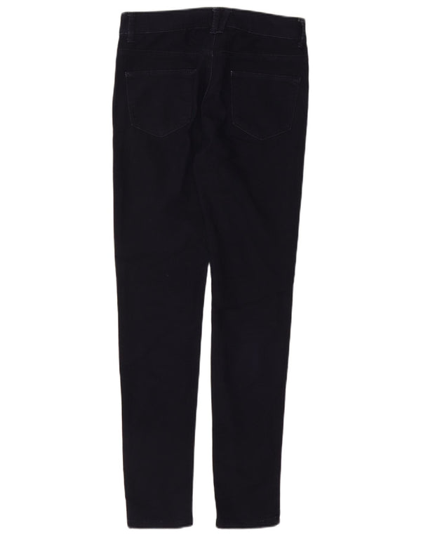 Marks & Spencer Womens Jegging Casual Trousers UK 8 Small W27 L29 Navy Blue