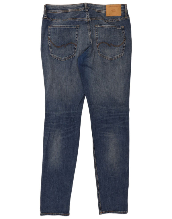 Jack & Jones Herre Skinny Jeans W36 L34 Blå Bomuld