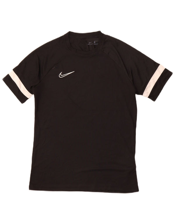NIKE Herre T-Shirt Top Medium Sort Polyester Sports