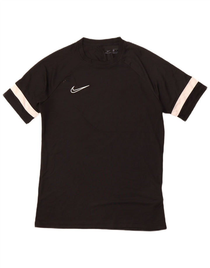 NIKE Herre T-Shirt Top Medium Sort Polyester Sports