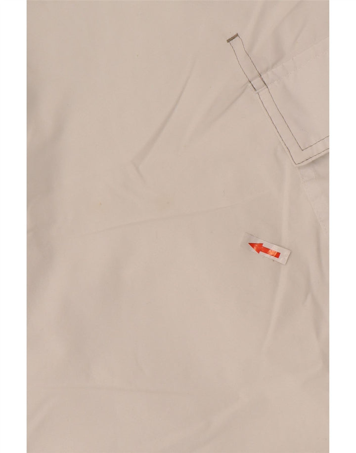 Adidas Herre Straight Cargo Capri Bukser XL W36 L19 Hvid Polyester