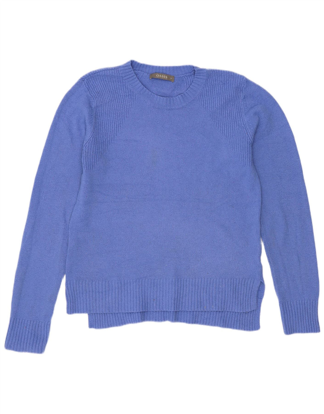 Oasis Dame sweater med rund hals DK 14 Medium Blue Polyester