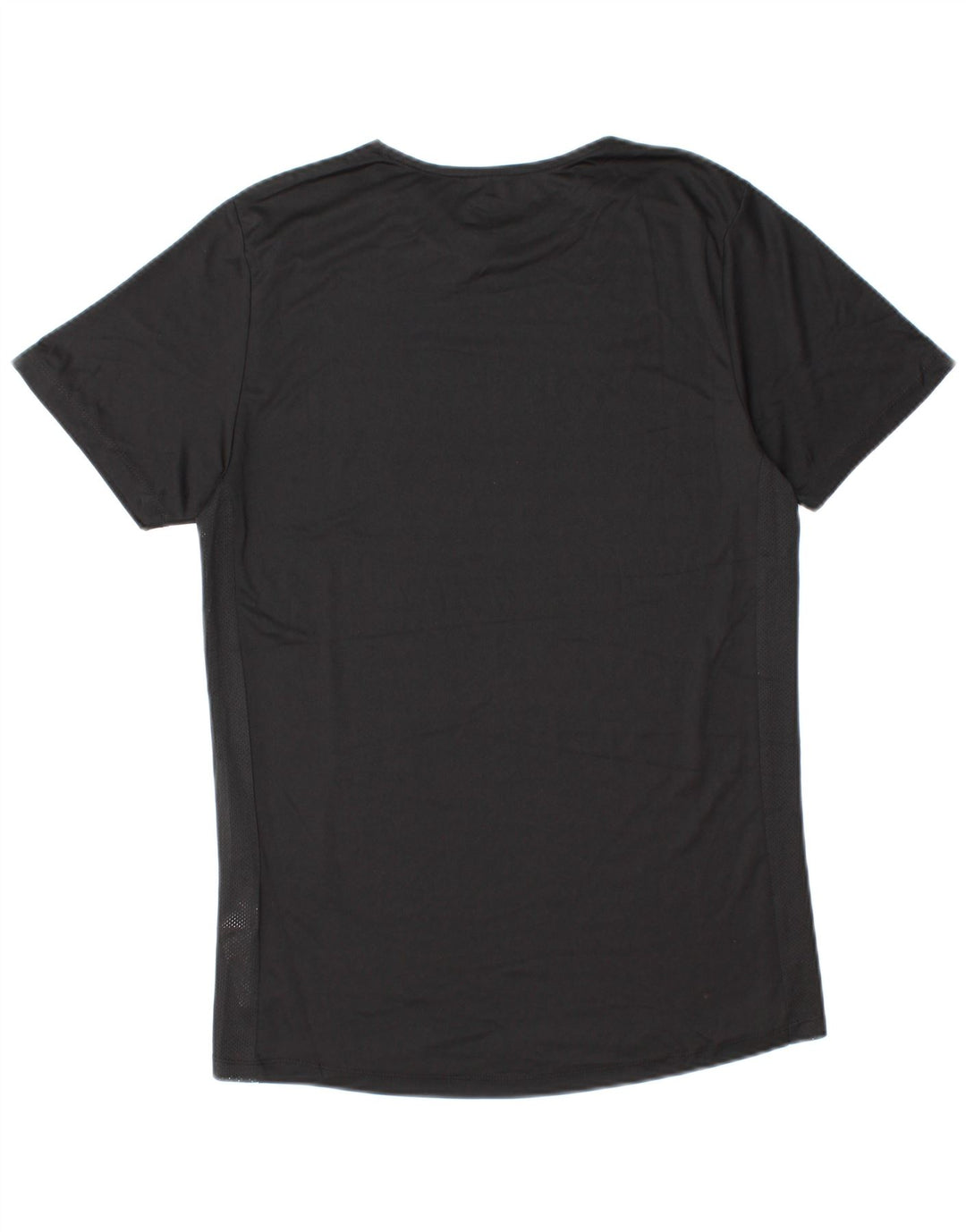 Umbro Herre T-Shirt Top Lille Sort Stribet Polyester