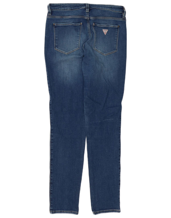 Guess Womens Curve Mid Rise Skinny Jeans W30 L30 Blue