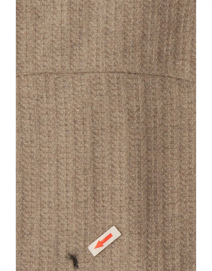 Oasis Womens Oversized Open Overcoat UK 10 Small Beige Uld