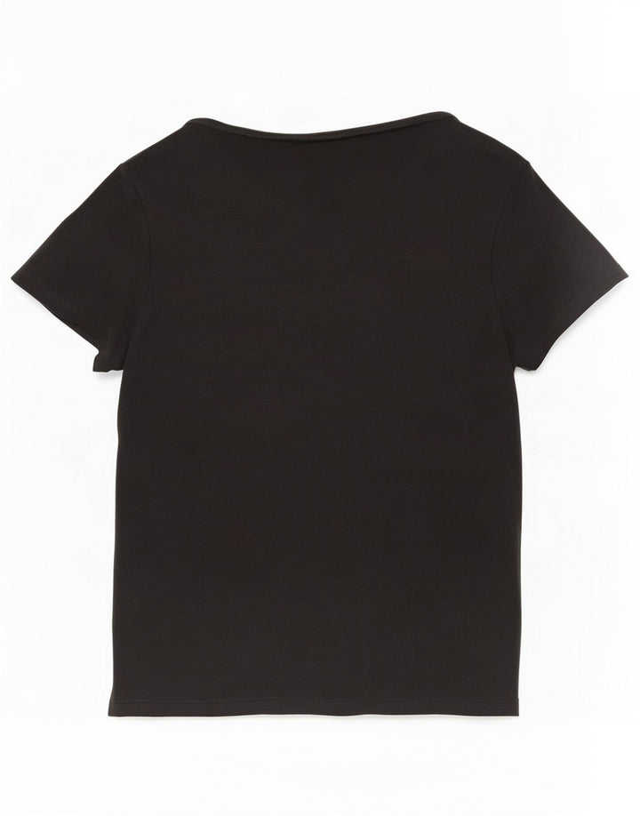 Levi's Dame T-Shirt Top UK 14 Stor Sort Bomuld