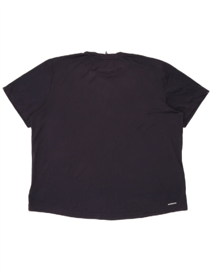 ADIDAS Aeroready T-Shirt Top XL Marineblå polyester