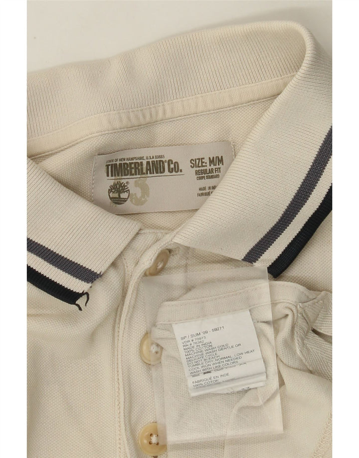 Timberland Herre Regular Fit Polo Shirt Medium Off White Bomuld