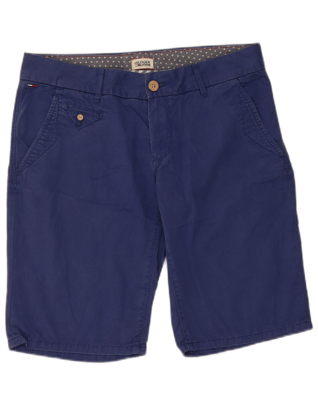 Tommy Hilfiger chinoshorts til kvinder W28 Mellemblå bomuld