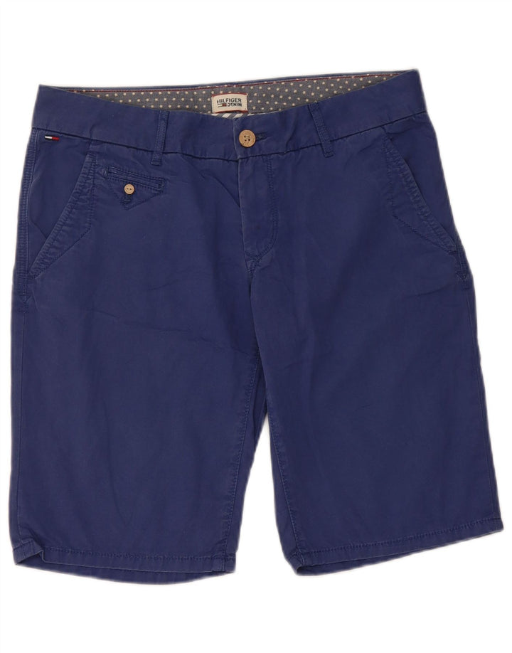 Tommy Hilfiger chinoshorts til kvinder W28 Mellemblå bomuld