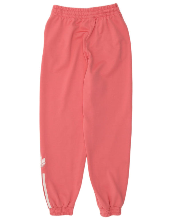 Adidas Womens Graphic Tracksuit Trousers Joggers UK 8 Small Pink Sports