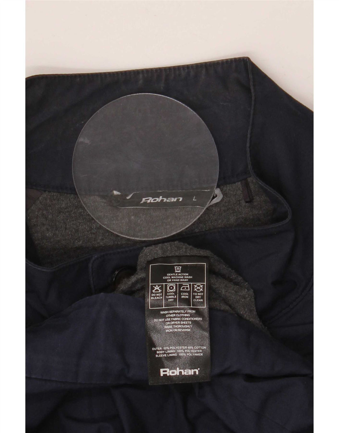 Rohan Herre Bomber Jacket UK 40 Large Navy Blue Polyester