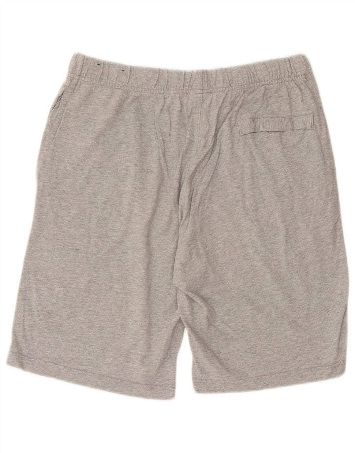 Nike sportsshorts til mænd, store grå flækkede bomuld