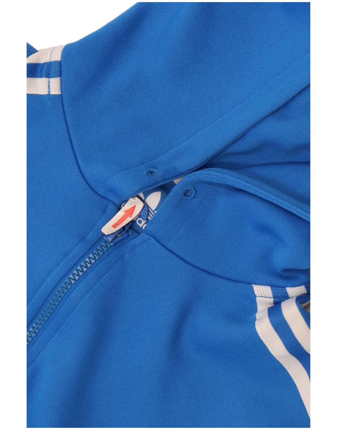 Adidas Herre grafisk hættetrøje med lynlås mellemblå polyester