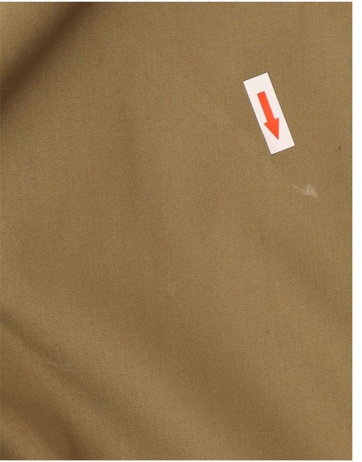 CLASSIC Womens Oversized Longline Trench Coat UK 16 Large Khaki Polyester