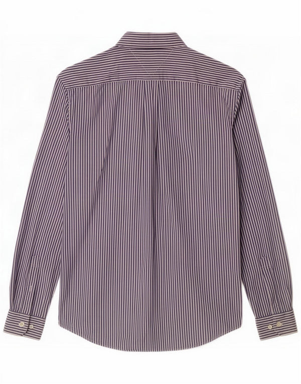 Tommy Hilfiger Herreskjorte Medium Marineblå Nålestribet Bomuld