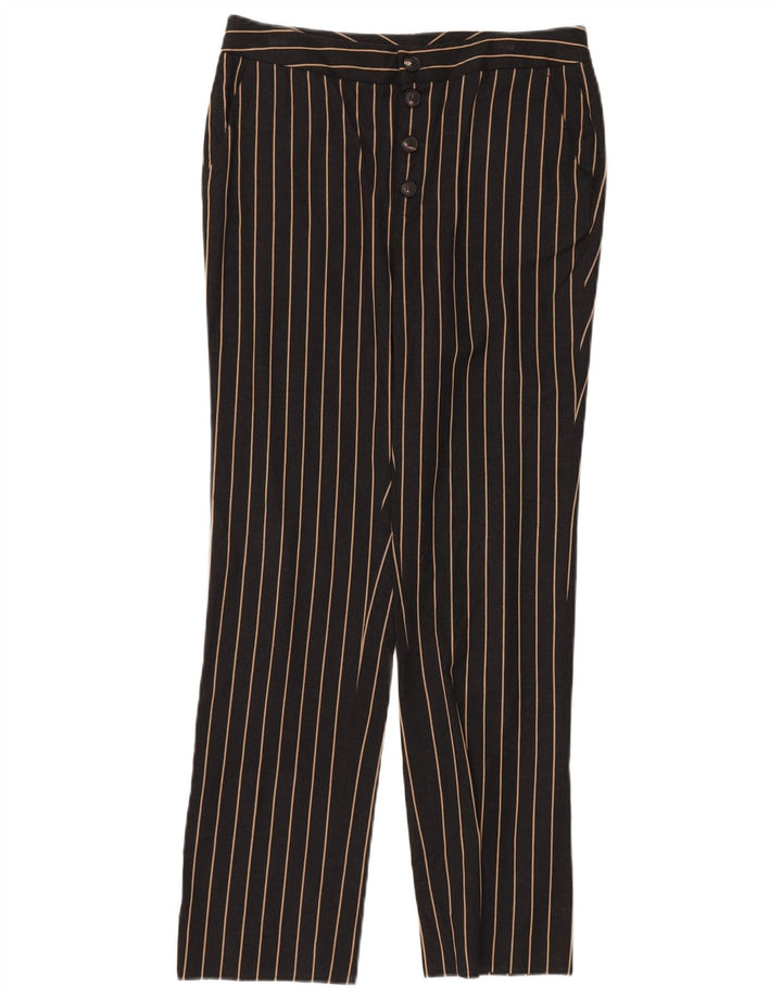 MASSIMO DUTTI Højtaljede Chinobukser til kvinder EU 38 Small W28 L28 Sort