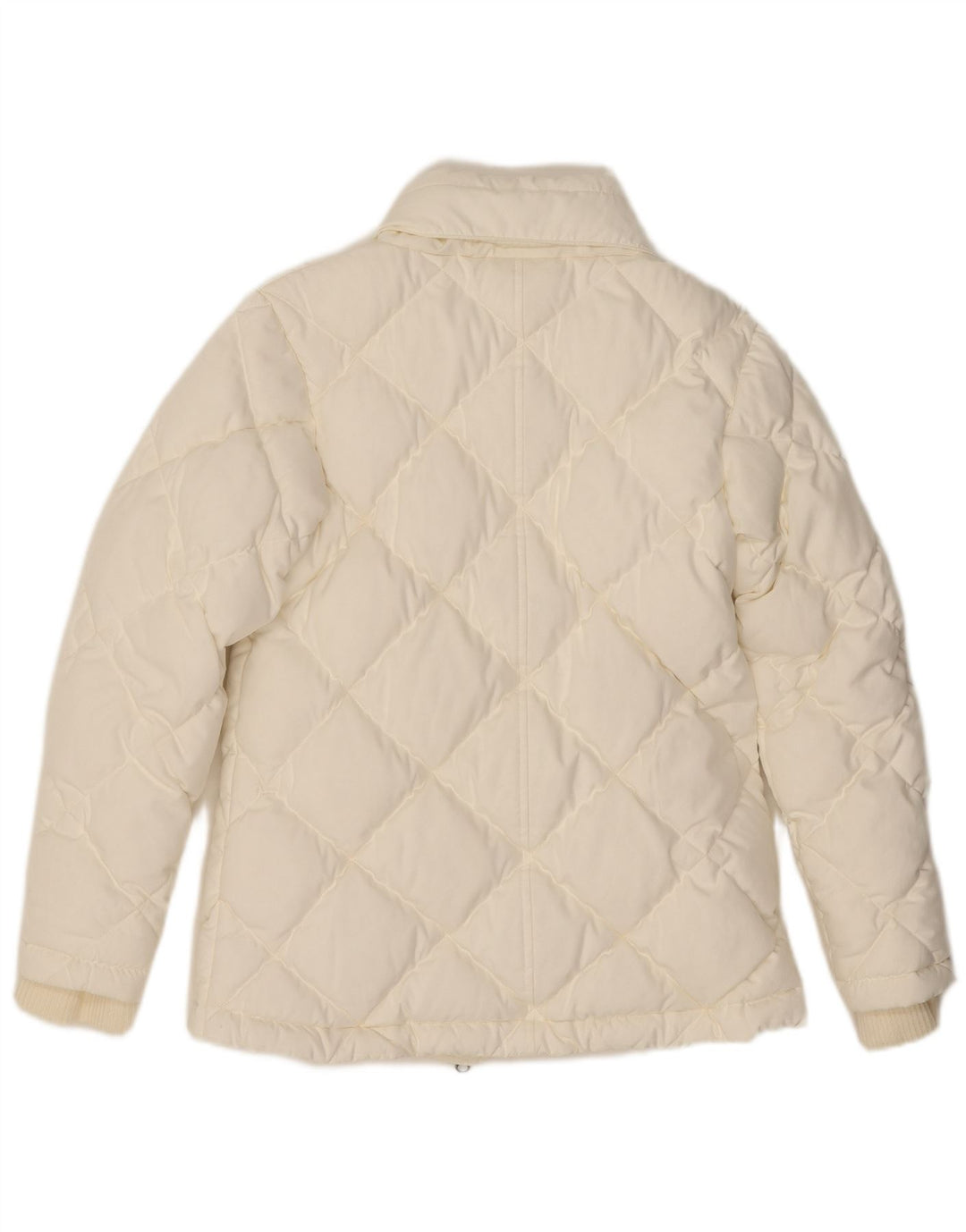 NIKE polstret hættejakke til kvinder UK 10/12 Medium White Polyester