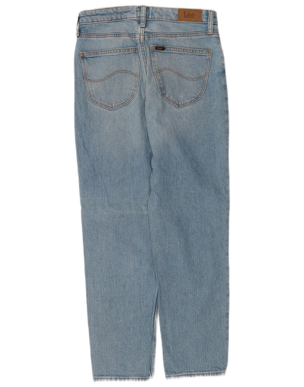 Lee Dame Carol Crop Straight Jeans W28 L27 Blå Bomuld