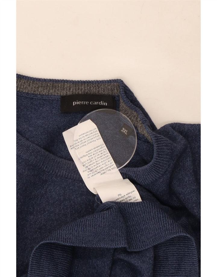 Pierre Cardin Herre rund hals sweater 3XL marineblå uld