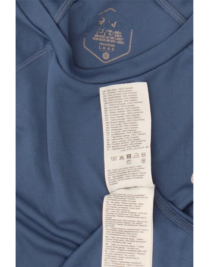 Asics Herre T-Shirt Top Stor Blå Polyester