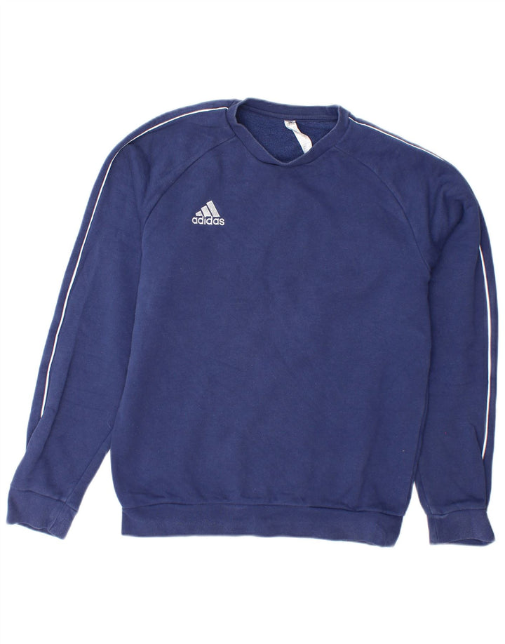 ADIDAS Sweatshirt til mænd, lille marineblå bomuld