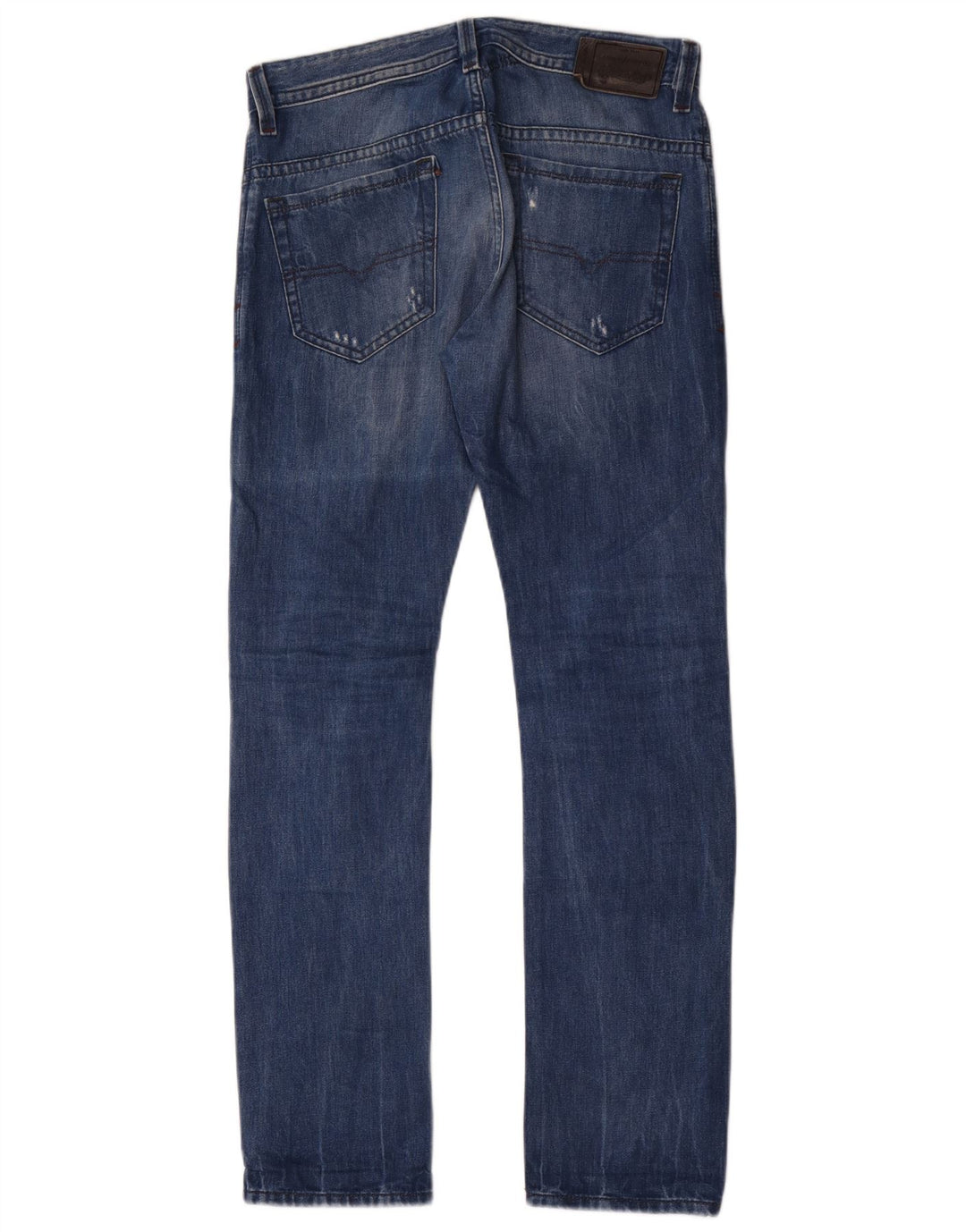 Diesel Herre Thavar Distressed Slim Skinny Jeans W29 L30 Blå