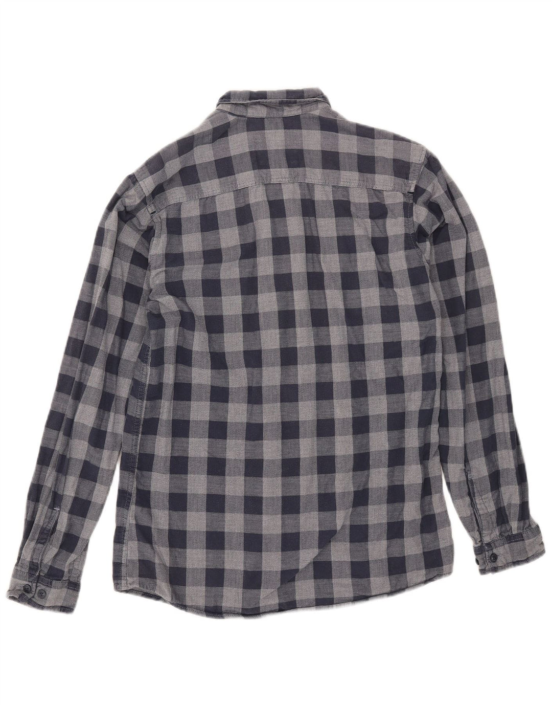 JACK & JONES Flannelskjorte til mænd Lille marineblå ternet bomuld