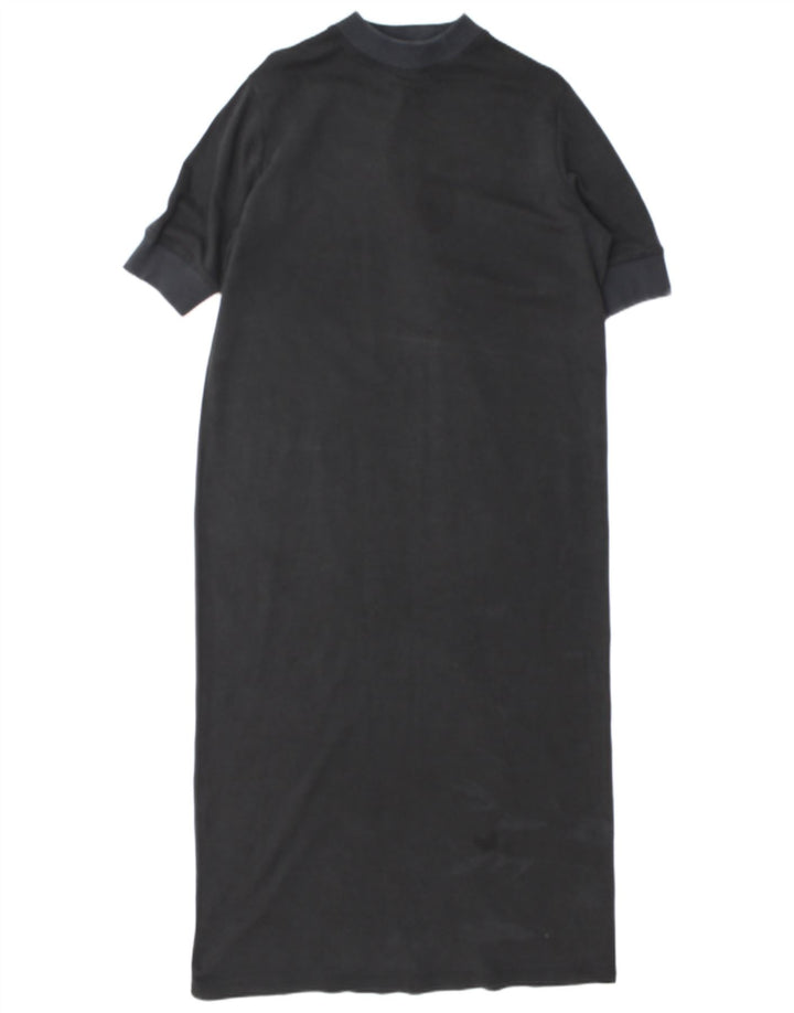 Zara Dame Oversized Maxi Dress UK 14 Medium Grey Bomuld