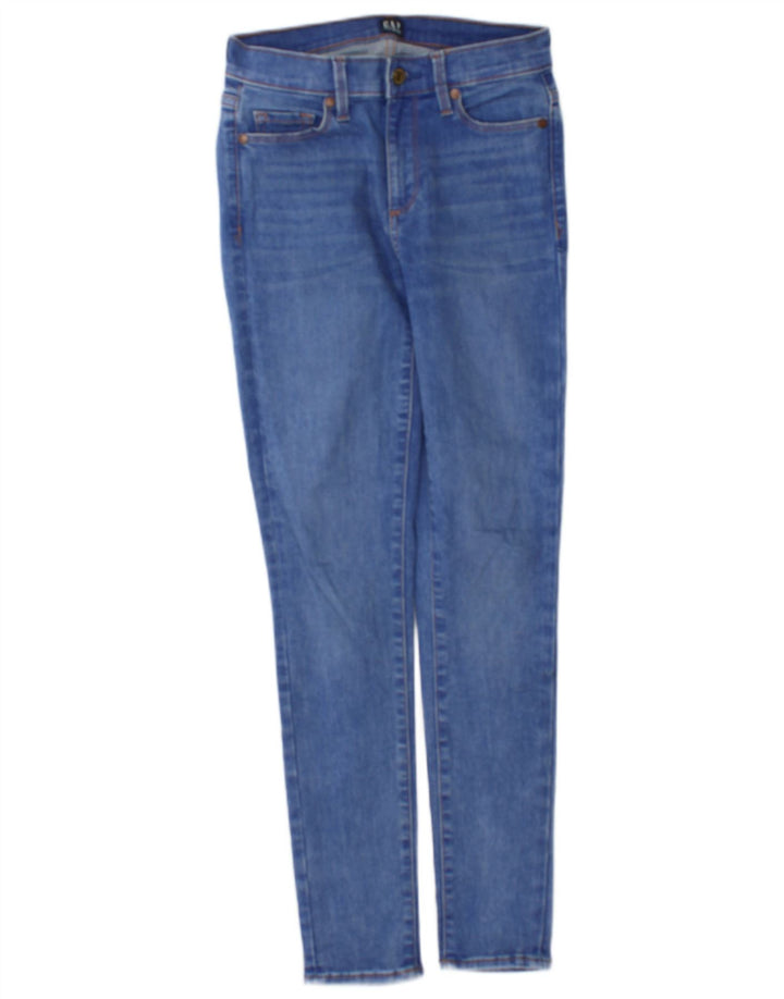 Gap Dame Skinny Jeans W24 L28 Blå Bomuld