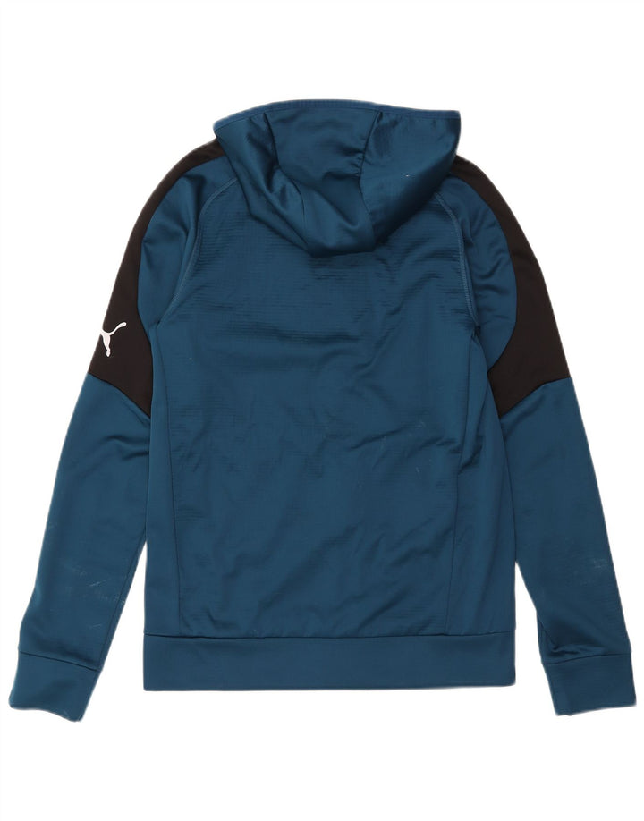 Puma Hættetrøje med lynlås til mænd Small Blue Colourblock