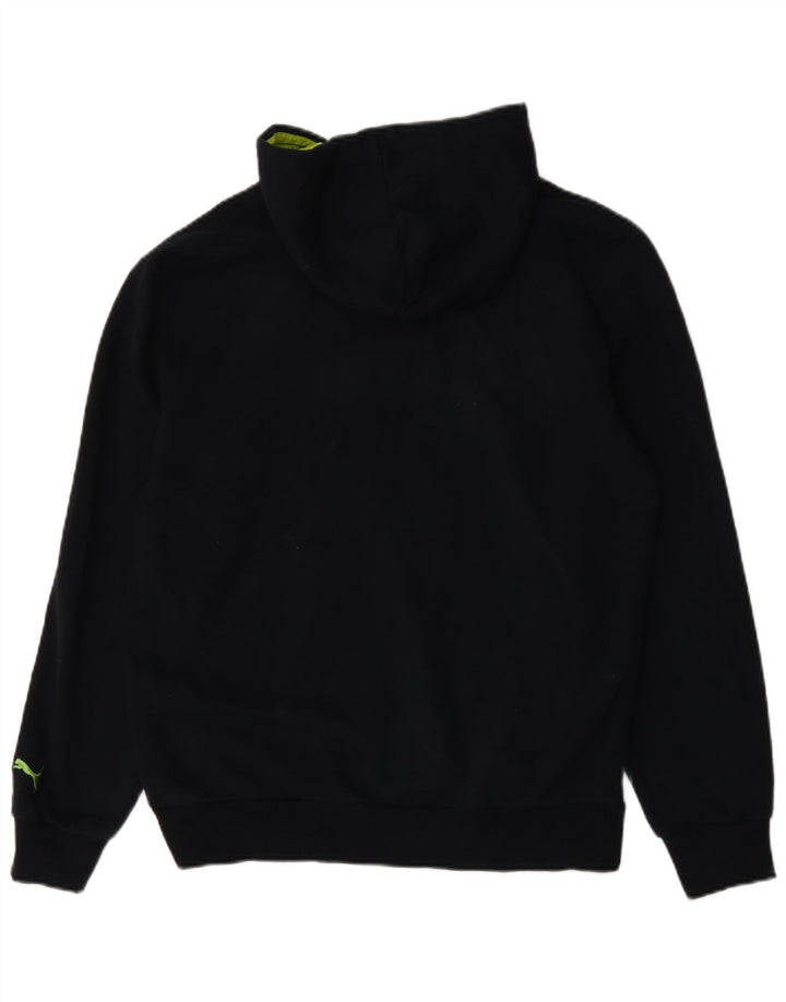 Puma Herre grafisk hættetrøje Jumper Medium Navyblå Bomuld