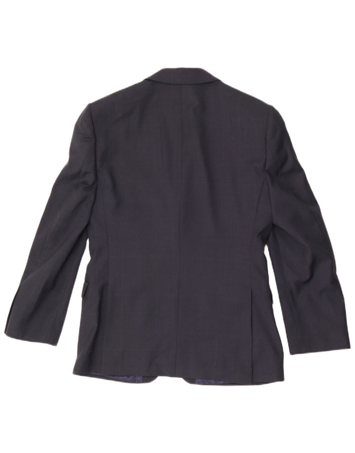 French Connection Herre 2 Button Blazer Jacket UK 36 Small Navy Blue Wool