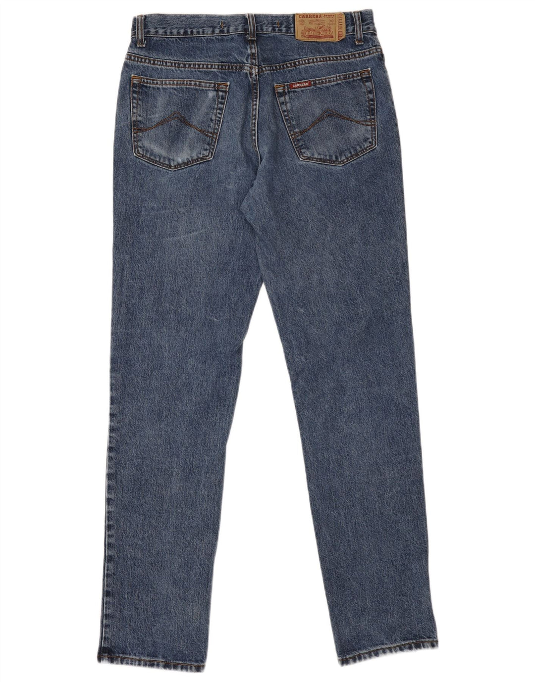 CARRERA Herre 700 Regular Straight Jeans IT 50 Large W34 L33 Blå Bomuld