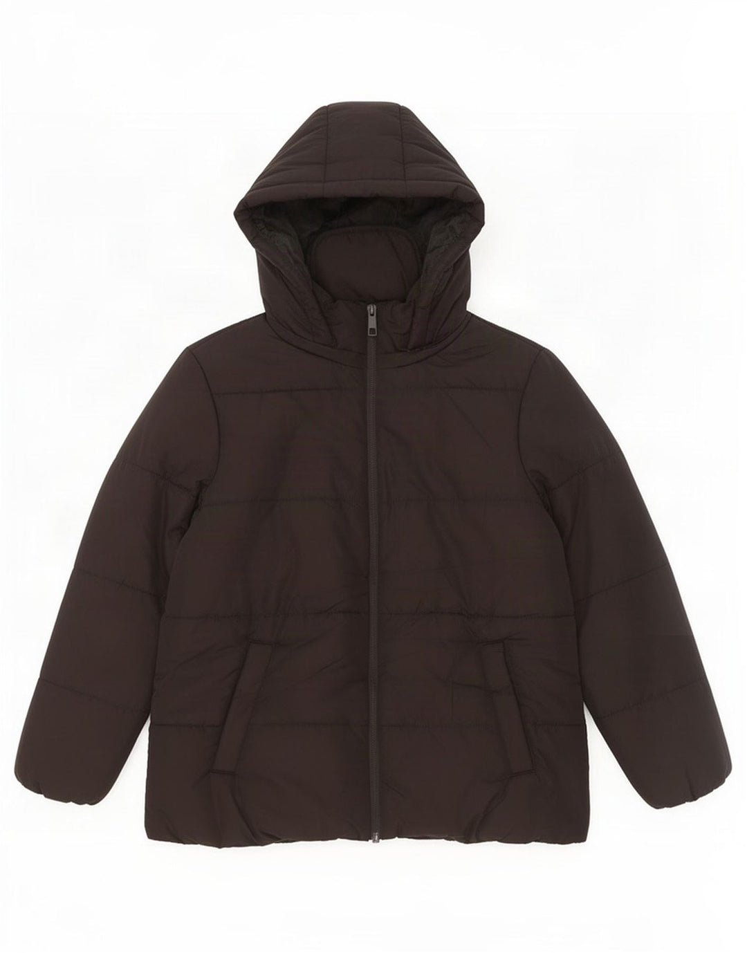 Marks & Spencer Polstret hættejakke til kvinder UK 18 XL Sort polyester
