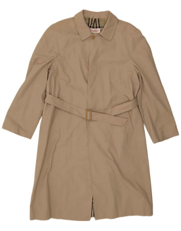 Vintage Overfrakke til mænd IT 54 2XL Beige