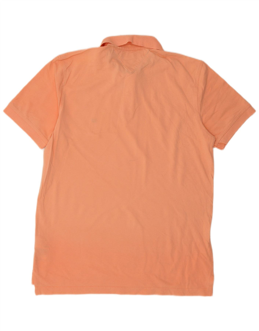 Tommy Hilfiger Herre Regular Fit Polo Shirt Stor Orange Bomuld