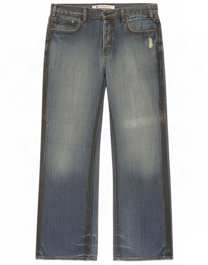 Gap Straight Jeans til mænd W36 L32 blå bomuld