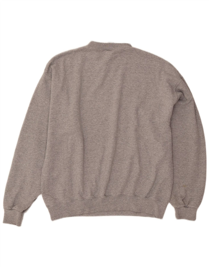 Champion Herre Sweatshirt Jumper Large Grå Flecked