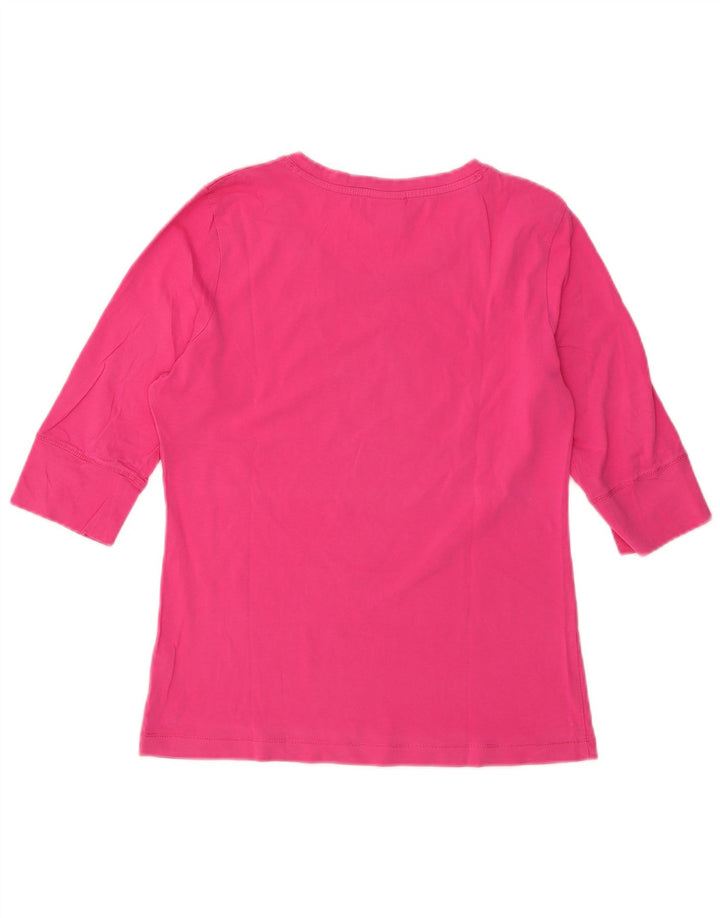 Puma Dame Grafisk Top 3/4 ærme UK 14 Large Pink