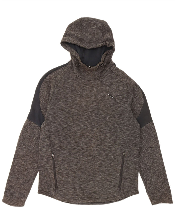 Puma Herre hættetrøje Jumper Medium Grey Flecked Bomuld