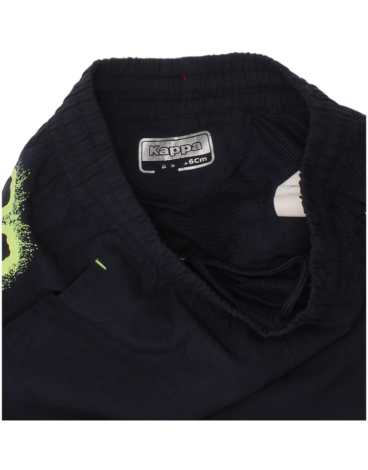 Kappa drenge grafiske sportsshorts 6-7 år marineblå polyester