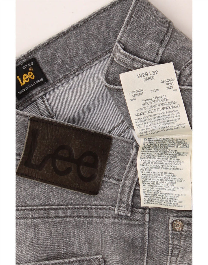 LEE Dame Daren Slim Jeans W29 L28 Grå Bomuld