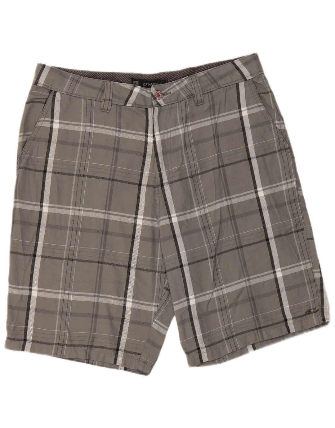 O'Neill Chino Shorts til mænd W36, store grå plaid polyester