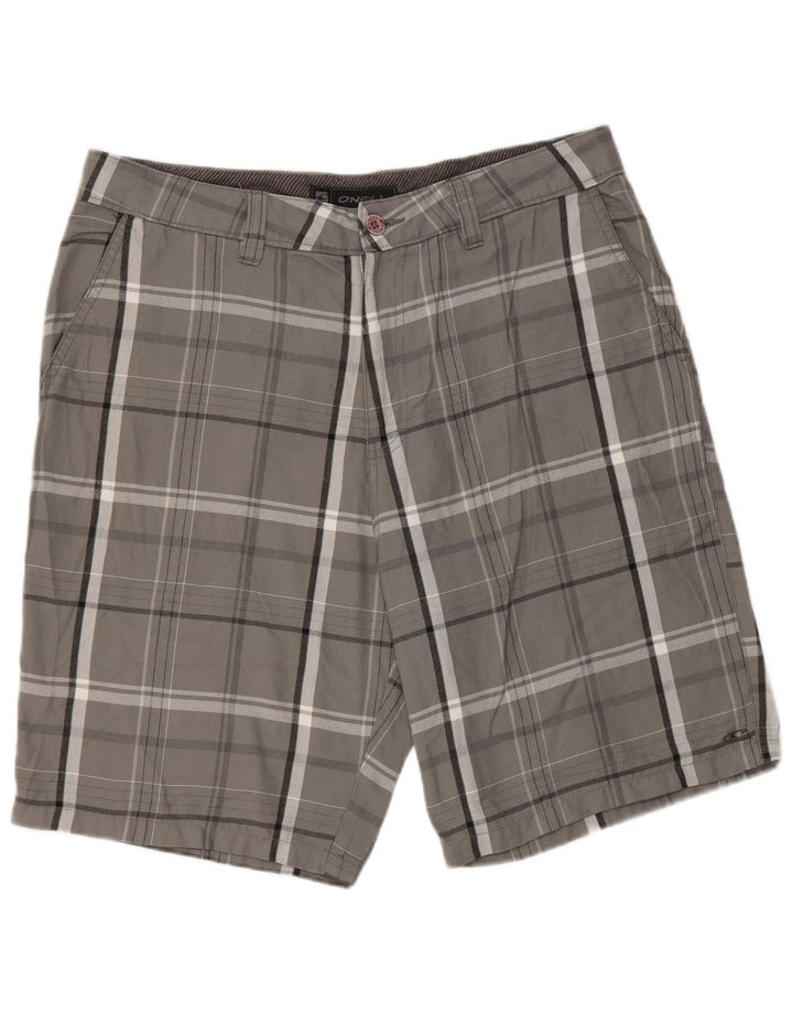 O'Neill Chino Shorts til mænd W36, store grå plaid polyester